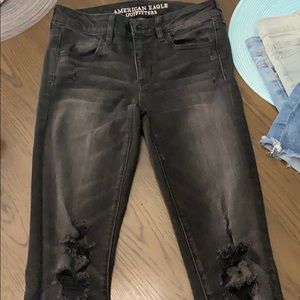 American Eagle Distressed Jeggings 4